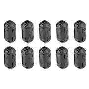 10pcs Clip-on Ferrite Ring Core- 7mm Black for USB Cable Data Cable
