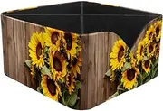 Desk Organizer,Office Desk Organizer,Desk Storage,1-Pc,Flowers on Old Wooden Background