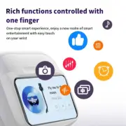 Wireless Earbuds With Touch Screen Control For Music Lovers SKI
