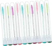 FOMIYES 10Pcs Eyelash Mascara Brush Wands with Tube Flexible Makeup Brushes for Natural Easy to Clean for Fashion Women for Eyelash Extensions