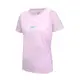 ASICS 女短袖T恤-運動 上衣 休閒 吸濕排汗 粉紅白藍 (7.8折)