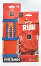 《Compressport 瑞士》V3 RUN LOW壓縮踝襪(珊瑚橘T3)+UNIQ 手腕帶 (橘藍)~1+1組合