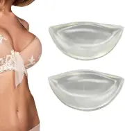 Clear Silicone Triangle Gel Breast Inserts - Waterproof Push up Pads
