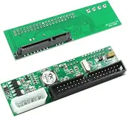 2.5 inch SATA to 3.5 inch IDE Adapter, 2.5 or 3.5 Inch HDD or SSD SATA Hard Drive to 40 Pin 3.5 Inch PATA Desktop Converter Card