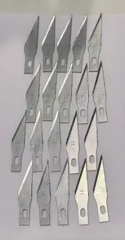 20 Pieces #11 Hobby Knife Blades
