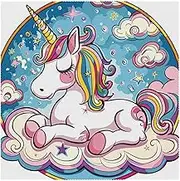 Place Mat, Table Placemats, Washable Placemats, Unicorn Cloud, Table Placemats Set of 4