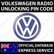 VW RADIO PIN CODE TOURAN CADDY UP TOUAREG SCIROCCO RNS 315 510 RCD 200 215 510