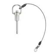 Ball Locking Pins with Button Handle, 5mm x 30mm Push-Button Quick Release Pin