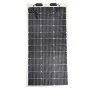Sunman eArc 100W - Flexible Solar Panel - 2022 High Efficiency Cut Cells, Junction Box Underneath