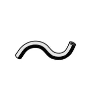 Superspares Heater Hose for Honda Accord CB CB7 2.2L 1989-1994 Heater to Valve