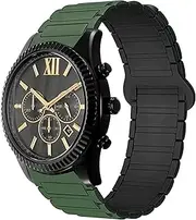 [Blueshaweu] 18 mm, 20 mm, 22 mm strap compatible with Michael Kors watch, silicone fully magnetic adjustable watch strap, compatible with Michael Kors Gen 6, 44 mm, Bradshaw, MKGO, Runway, Sofie