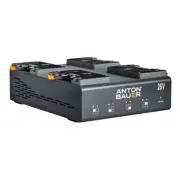 Anton Bauer Dionic 26V LP4 Quad Gold Mount Plus Charger with Dual Voltage