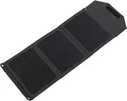 18W Monocrystal Silicon Portable Solar Panel Triple Folding Charger Dual USB DC Type‑C for Camping Hiking