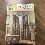 Simplicity home country window dressings Concord drapery uncut pattern