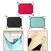 Cat Hammock Bed with Straps and Hooks Universal Breathable Pet Cage Hammock for