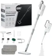Steam Mop for Floor Cleaning, Cleaner with Detachable Handheld Steamer...