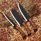 Custom Hand Made Kitchen Chef Knife Set of 3pcs, Chef Set, BBQ Knife Set, Gift