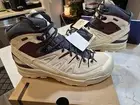 Salomon X Alp Mid Ltr Gtx White Maroon Black Dark Gray L47638600 Shoe Sneaker 10
