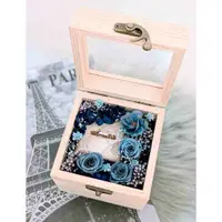 在飛比找蝦皮購物優惠-戒指盒 首飾收納 永生花珠寶盒