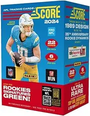 2024 Panini Score Football 6-Pack Blaster Trading Card Box ~ Green Rookie Signatures! (Jayden Daniels, Caleb Williams, Bo Nix)