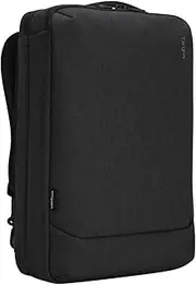 Targus Cypress Briefcase with EcoSmart for Business Traveler, Black, 15.6, Convertible Backpack
