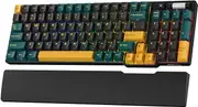 RK ROYAL KLUDGE RK96 RGB Limited Ed, 90% 96 Keys Wireless 3-Mode BT5.0/2.4G/USB-C Hot Swappable Mechanical Keyboard RK Viridian Switch