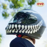 在飛比找蝦皮商城優惠-EVO CA890漫威 猛毒雙鏡全罩安全帽 原廠 限量 正版