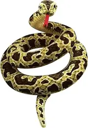80" Snake Stuffed Animal Plush, Realistic Curling Giant Snake Plush Toys for Kids Zoologist Halloween Costume, Lifelike Boa Constrictor Stuff Snake Soft Plushies Toy Gifts for Kids Birthday