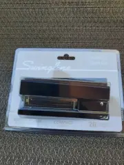 Swingline Compact Desk Stapler, Anti-Microbial 20-Sheet Capacity Black 74711 New