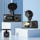 3 Channel WiFi Car DVR HD 1080P 2.0inch IPS 3-Lens Vehicle Dash Cam Auto Dashcam