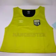 Umbro Manchester Mesh Shirt Tank Top Bright Neon Yellow Green Ladies Medium
