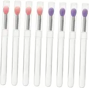 PLAFOPE 8pcs Silicone Lip Mask Brush Applicator Eyeshadow Brush Lip Brush Lipstick Brush Make up Silica Gel