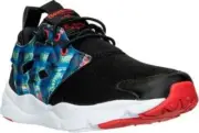 REEBOK FURYLITE GRADE SCHOOL UNISEX MEN SZ 7 = WOMEN SZ 8.5 SHOES BLACK/BLUE NEW