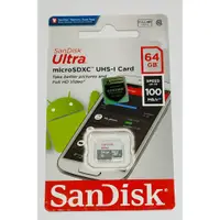 在飛比找蝦皮購物優惠-存儲卡 MicroSD 64GB SanDisk Ultra