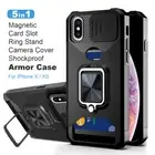 Kickstand Military Grade Shockproof Armor Case for iPhone 13 12 14 XS XR SE 3rd