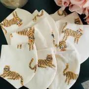 Face MASK Handmade Washable Reusable CLOTH 2 Layers Farbic Mask Cute PINK tiger