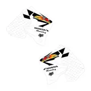 CR125 93-94 CR250 92-94 shroud graphics McGrath Replica White bg black wing
