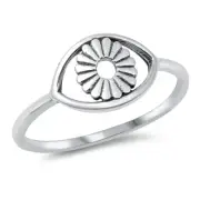 NEW! Sterling Silver 925 EYES DESIGN RING SIZES 4-10