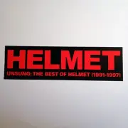 Helmet Promo Sticker Unsung Best Of 2004 Album