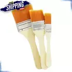 Large Flat Paint Brush Set Bristle Preparation Oil Acrylic Canvas Watercolour 3x