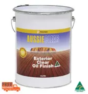 Aussie Clear 10L Decking Oil. For All Mid To Dark Toned Hardwood Timbers