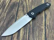 SixLeaf Fixed Knife With A Fire Starter Striker 9Cr14Mov Leather Cover SL-65-BK