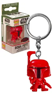 Funko Pocket POP! Keychain The Mandalorian #60807 Boba Fett (Red Metallic) - New, Mint Condition