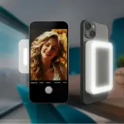 Laser ChargeCore 5000mAh Selfie Powerbank - White