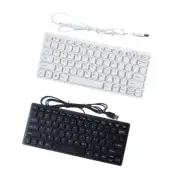 Portable USB Wireds Keyboards 78 Key Layout for Desktop and Laptop Computers