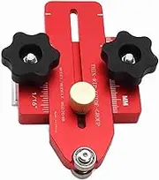 Thin Rip Table Saw Jig Guide, High Accuracy Aluminum Alloy Router Table Band Saw Jig Guide, Lock Firmly, Adjustable Woodworking Table Saw Jig for Cutting Repetitive Narrow Strips