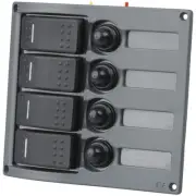 4 Way IP66 Marine Switch Panel