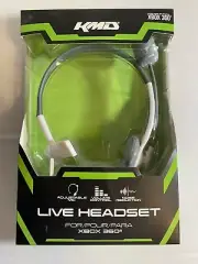 KMD Komodo X-Box 360 Live Headset New in Box White