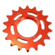 Taiwan Made 18T Tooth 7075 Alloy Fixie Fixed Gear Track Cog, Orange