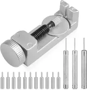 Watch Link Removal Tool Kit, Cridoz Watch Pin Removal Tool with 12Pcs